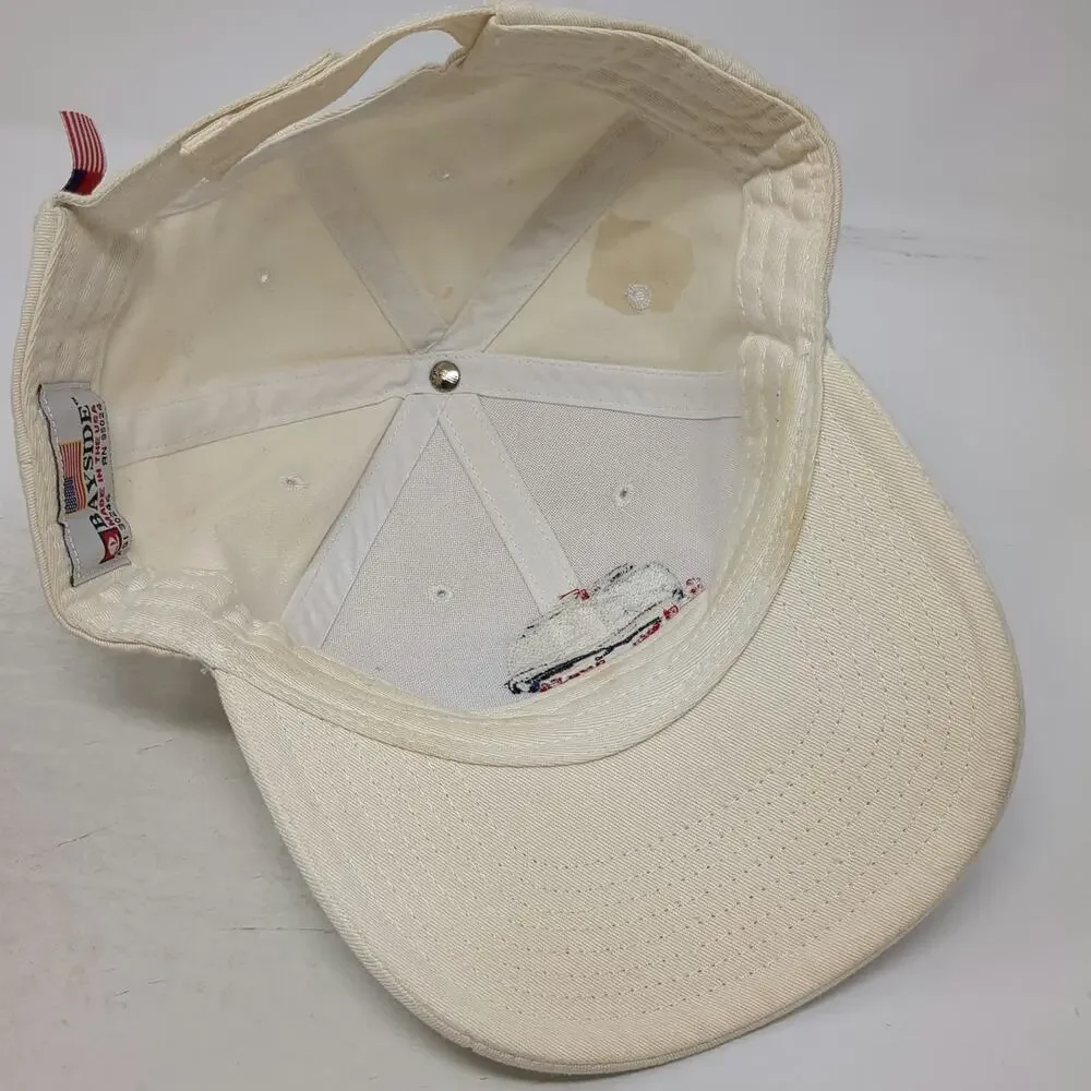 Bayside Baseball Cap Beige One Size Wilkes-Barre VA USA Veteran Hat Strapback
